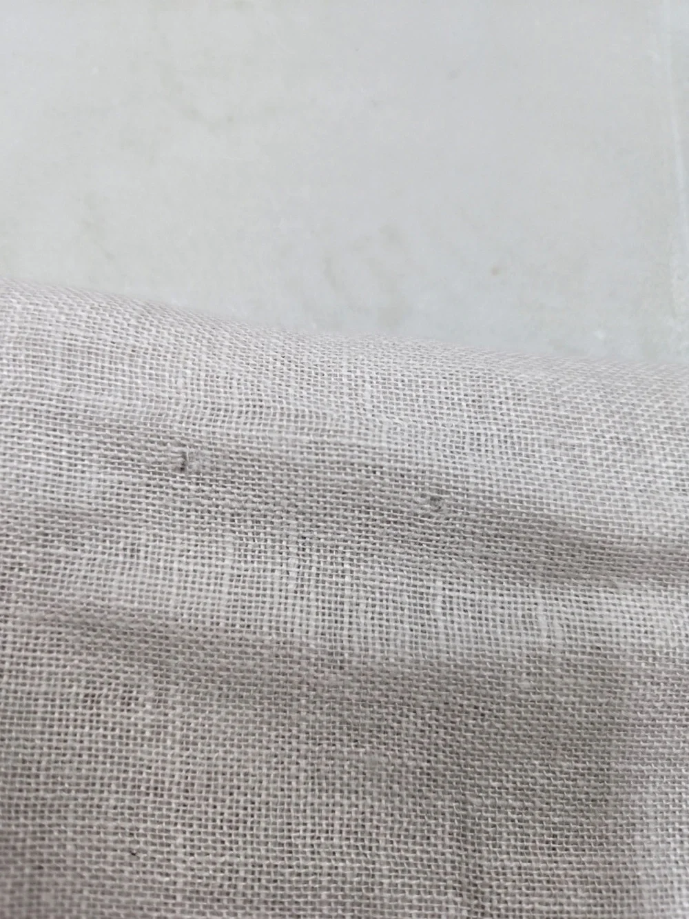 QUINCE Set Of 4 48x84 European Linen Sheer Curtains Cloud 9236